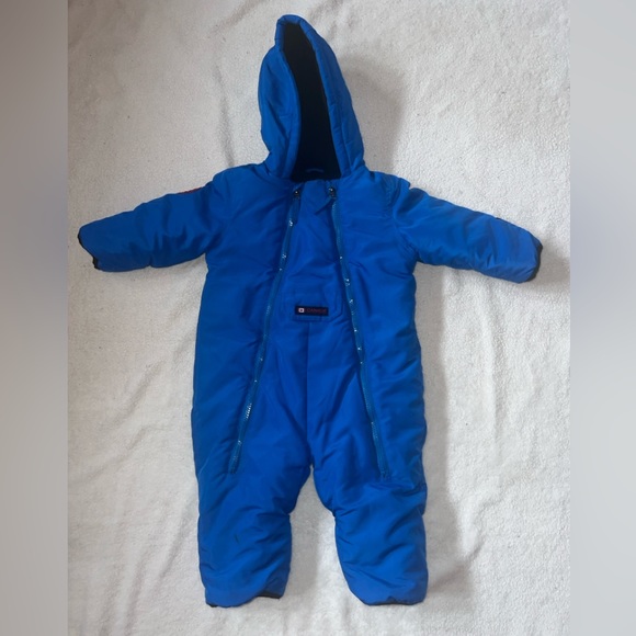 Canada Weather Gear Infant Baby Full Zip Snowsuit 12 Months | Blue | - Picture 1 of 8
